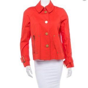 Tory Burch Curtis Utility Jacket, Logo Buttons